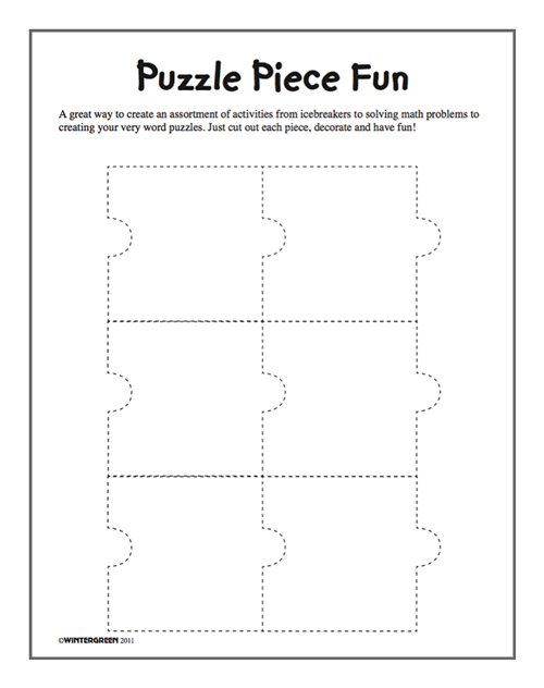 Puzzle Pieces Activity